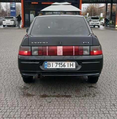 Чорний ВАЗ 2110, об'ємом двигуна 1.6 л та пробігом 150 тис. км за 1350 $, фото 6 на Automoto.ua