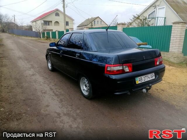 Черный ВАЗ 2110, объемом двигателя 16 л и пробегом 186 тыс. км за 2650 $, фото 5 на Automoto.ua