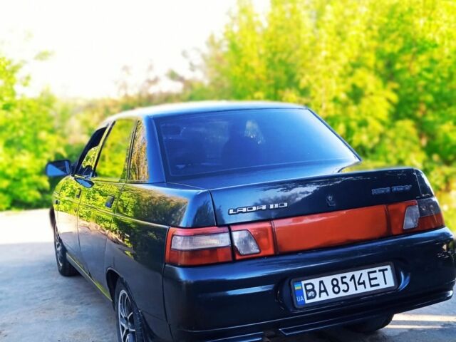 Чорний ВАЗ 2110, об'ємом двигуна 1.6 л та пробігом 150 тис. км за 1350 $, фото 3 на Automoto.ua