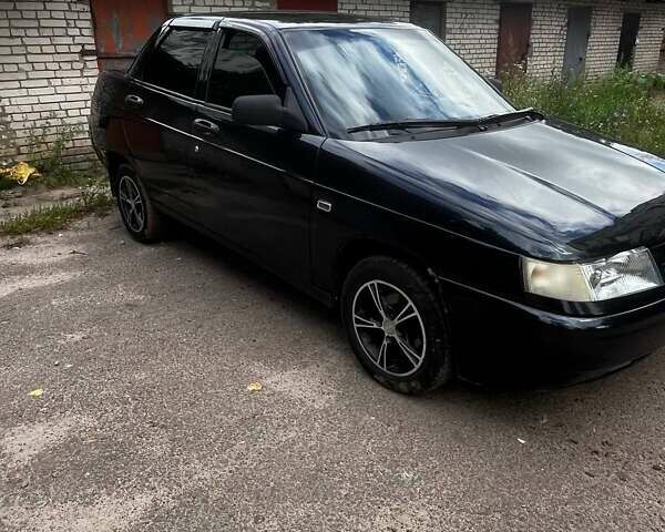 Черный ВАЗ 2110, объемом двигателя 1.6 л и пробегом 130 тыс. км за 2400 $, фото 1 на Automoto.ua