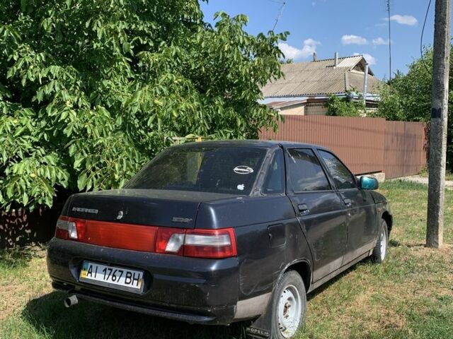 Черный ВАЗ 2110, объемом двигателя 1.6 л и пробегом 300 тыс. км за 630 $, фото 1 на Automoto.ua