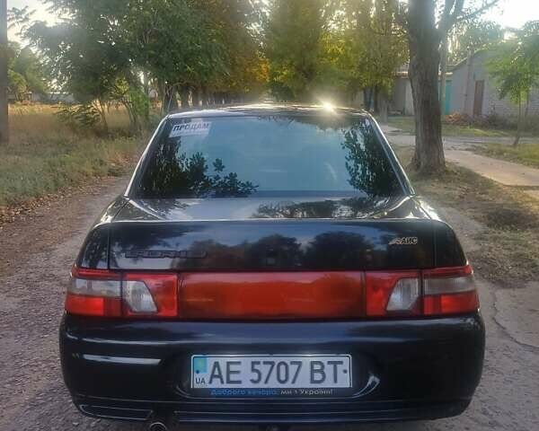 Черный ВАЗ 2110, объемом двигателя 1.6 л и пробегом 207 тыс. км за 2999 $, фото 4 на Automoto.ua