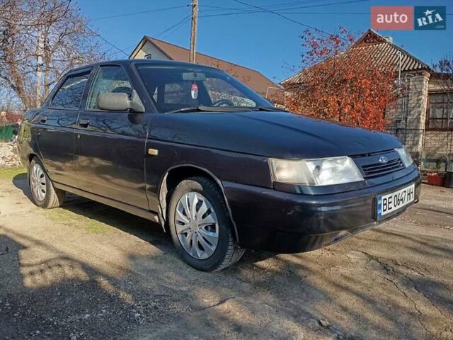 Черный ВАЗ 2110, объемом двигателя 1.6 л и пробегом 250 тыс. км за 1950 $, фото 1 на Automoto.ua