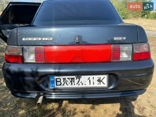 Черный ВАЗ 2110, объемом двигателя 1.6 л и пробегом 103 тыс. км за 2300 $, фото 4 на Automoto.ua