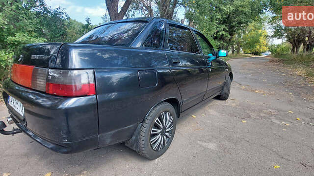 Чорний ВАЗ 2110, об'ємом двигуна 1.6 л та пробігом 182 тис. км за 2150 $, фото 10 на Automoto.ua