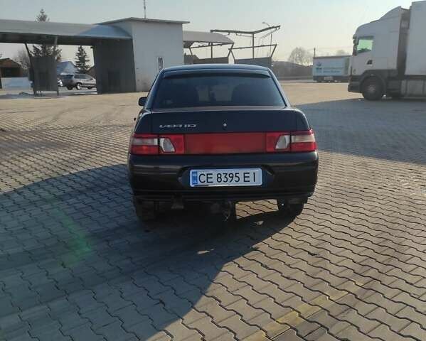 Черный ВАЗ 2110, объемом двигателя 1.6 л и пробегом 127 тыс. км за 2300 $, фото 4 на Automoto.ua