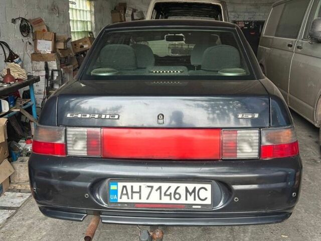 Черный ВАЗ 2110, объемом двигателя 1.6 л и пробегом 145 тыс. км за 2550 $, фото 9 на Automoto.ua