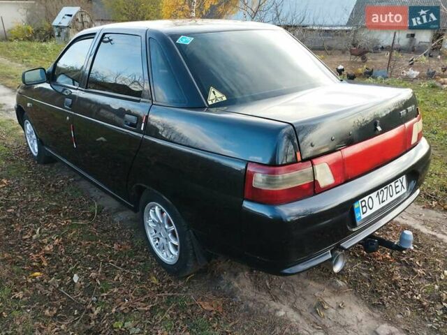 Черный ВАЗ 2110, объемом двигателя 1.6 л и пробегом 208 тыс. км за 2150 $, фото 4 на Automoto.ua