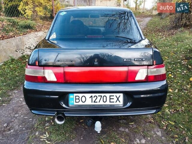 Черный ВАЗ 2110, объемом двигателя 1.6 л и пробегом 208 тыс. км за 2150 $, фото 20 на Automoto.ua