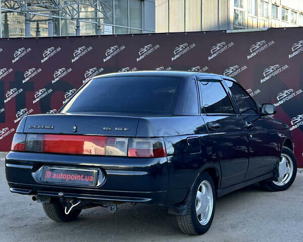 Черный ВАЗ 2110, объемом двигателя 1.6 л и пробегом 212 тыс. км за 2100 $, фото 6 на Automoto.ua