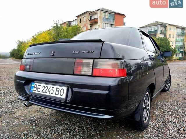 Чорний ВАЗ 2110, об'ємом двигуна 1.6 л та пробігом 209 тис. км за 2500 $, фото 8 на Automoto.ua