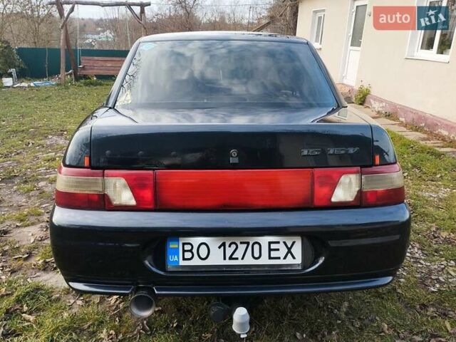 Чорний ВАЗ 2110, об'ємом двигуна 1.6 л та пробігом 208 тис. км за 2150 $, фото 23 на Automoto.ua