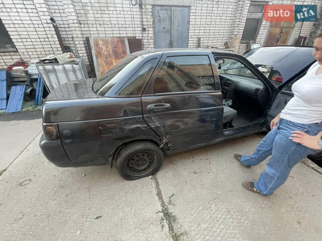 Черный ВАЗ 2110, объемом двигателя 1.6 л и пробегом 600 тыс. км за 600 $, фото 2 на Automoto.ua