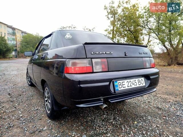 Чорний ВАЗ 2110, об'ємом двигуна 1.6 л та пробігом 209 тис. км за 2500 $, фото 4 на Automoto.ua