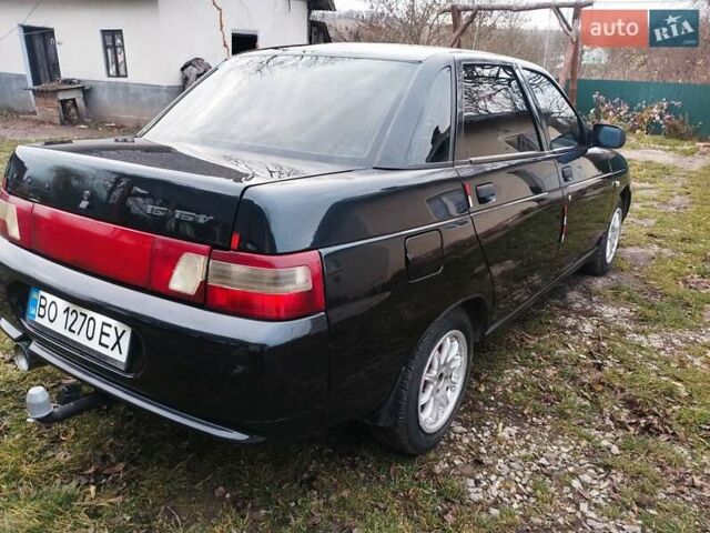 Чорний ВАЗ 2110, об'ємом двигуна 1.6 л та пробігом 208 тис. км за 2150 $, фото 6 на Automoto.ua