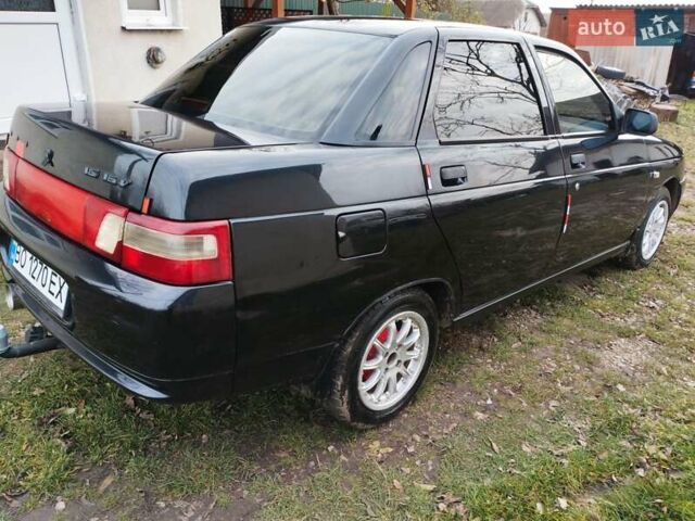 Чорний ВАЗ 2110, об'ємом двигуна 1.6 л та пробігом 209 тис. км за 2150 $, фото 6 на Automoto.ua