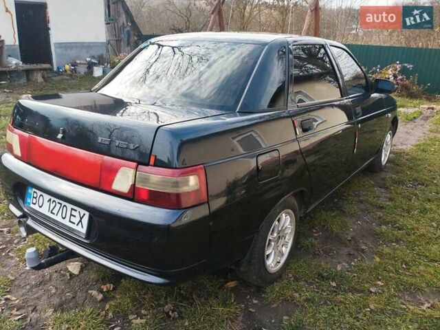 Чорний ВАЗ 2110, об'ємом двигуна 1.6 л та пробігом 208 тис. км за 2150 $, фото 16 на Automoto.ua