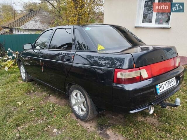 Чорний ВАЗ 2110, об'ємом двигуна 1.6 л та пробігом 208 тис. км за 2150 $, фото 10 на Automoto.ua