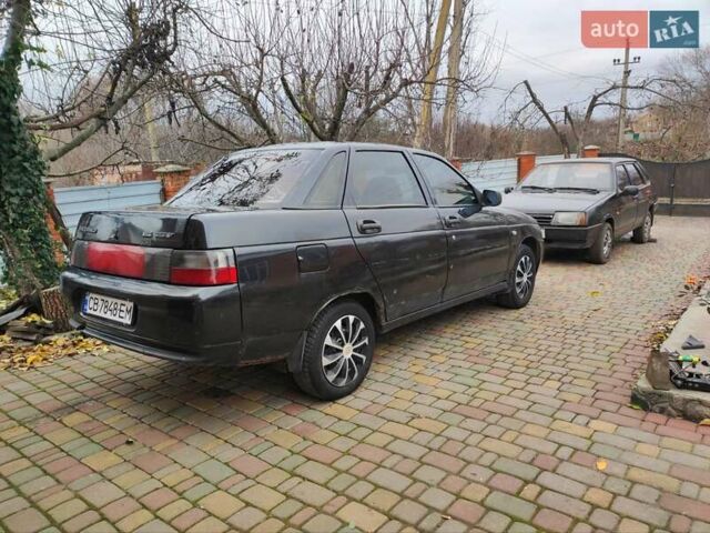 Черный ВАЗ 2110, объемом двигателя 1.6 л и пробегом 250 тыс. км за 1499 $, фото 2 на Automoto.ua