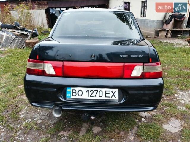 Чорний ВАЗ 2110, об'ємом двигуна 1.6 л та пробігом 208 тис. км за 1999 $, фото 13 на Automoto.ua