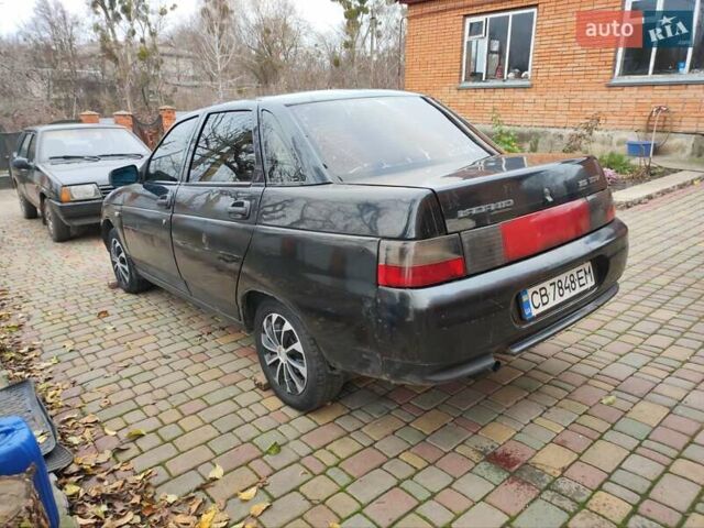 Черный ВАЗ 2110, объемом двигателя 1.6 л и пробегом 250 тыс. км за 1499 $, фото 3 на Automoto.ua