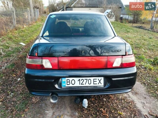 Чорний ВАЗ 2110, об'ємом двигуна 1.6 л та пробігом 208 тис. км за 2000 $, фото 2 на Automoto.ua