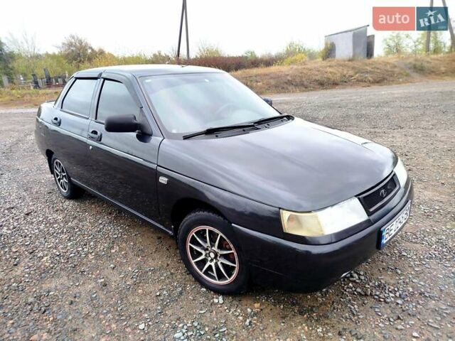 Чорний ВАЗ 2110, об'ємом двигуна 1.6 л та пробігом 209 тис. км за 2500 $, фото 11 на Automoto.ua