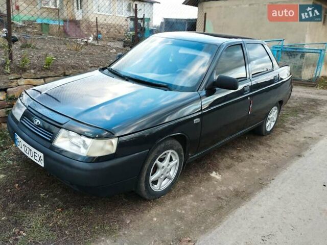 Чорний ВАЗ 2110, об'ємом двигуна 1.6 л та пробігом 208 тис. км за 2150 $, фото 2 на Automoto.ua