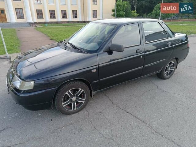 Черный ВАЗ 2110, объемом двигателя 1.6 л и пробегом 126 тыс. км за 3000 $, фото 1 на Automoto.ua
