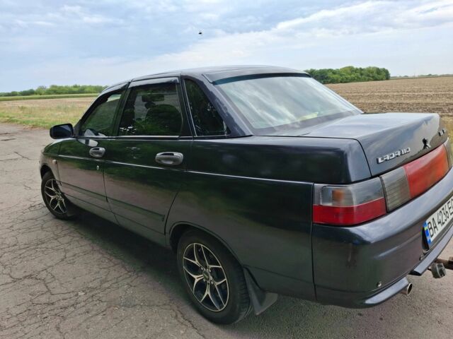 Чорний ВАЗ 2110, об'ємом двигуна 1.6 л та пробігом 194 тис. км за 2319 $, фото 3 на Automoto.ua