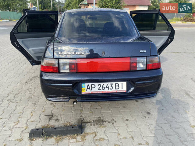Черный ВАЗ 2110, объемом двигателя 1.6 л и пробегом 40 тыс. км за 3999 $, фото 8 на Automoto.ua