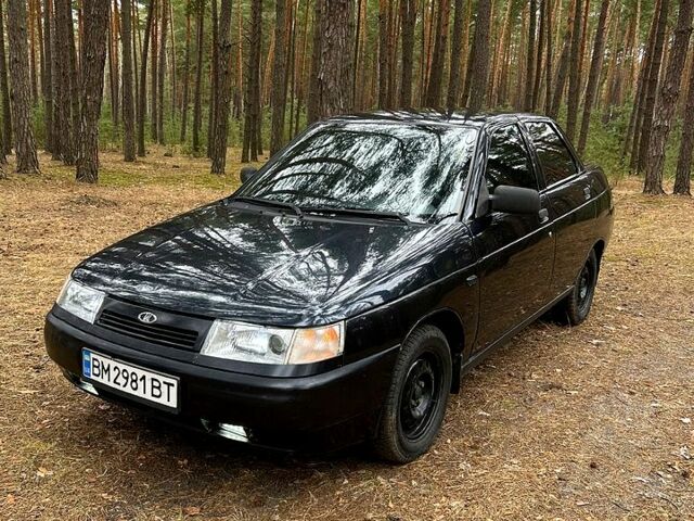 Черный ВАЗ 2110, объемом двигателя 1.6 л и пробегом 219 тыс. км за 2500 $, фото 1 на Automoto.ua
