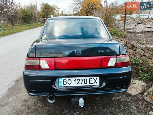 Чорний ВАЗ 2110, об'ємом двигуна 1.6 л та пробігом 208 тис. км за 2150 $, фото 7 на Automoto.ua