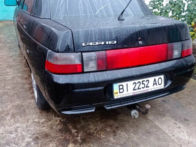 Черный ВАЗ 2110, объемом двигателя 1.5 л и пробегом 110 тыс. км за 1800 $, фото 3 на Automoto.ua