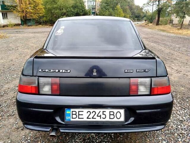 Чорний ВАЗ 2110, об'ємом двигуна 1.6 л та пробігом 209 тис. км за 2500 $, фото 13 на Automoto.ua