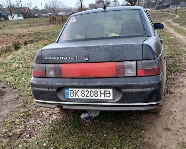 Черный ВАЗ 2110, объемом двигателя 1.6 л и пробегом 149 тыс. км за 2000 $, фото 3 на Automoto.ua