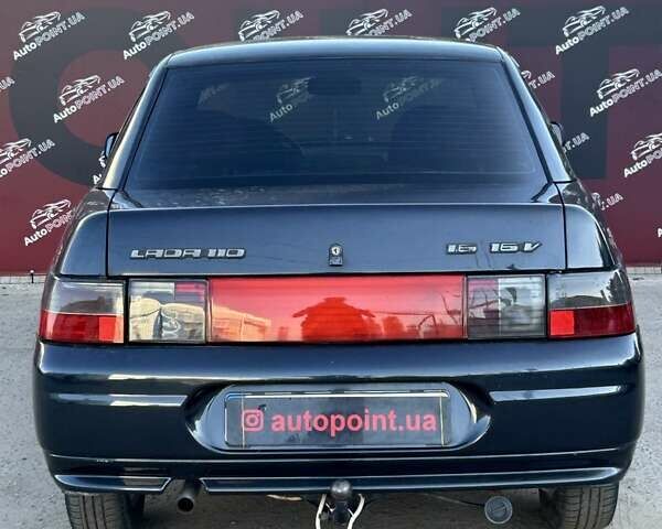 Черный ВАЗ 2110, объемом двигателя 1.6 л и пробегом 212 тыс. км за 2100 $, фото 8 на Automoto.ua