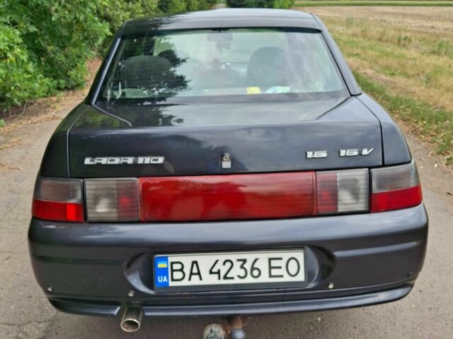 Чорний ВАЗ 2110, об'ємом двигуна 1.6 л та пробігом 194 тис. км за 2319 $, фото 4 на Automoto.ua