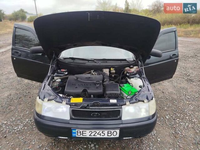 Чорний ВАЗ 2110, об'ємом двигуна 1.6 л та пробігом 209 тис. км за 2500 $, фото 33 на Automoto.ua