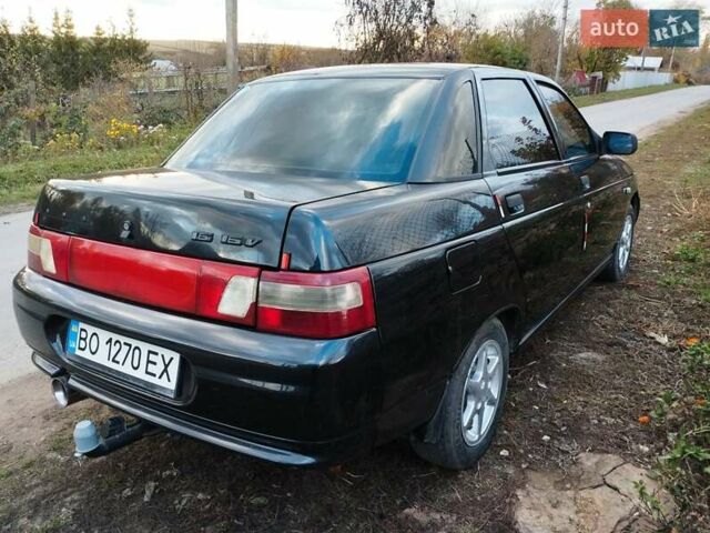 Чорний ВАЗ 2110, об'ємом двигуна 1.6 л та пробігом 208 тис. км за 2150 $, фото 6 на Automoto.ua