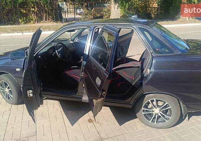 Чорний ВАЗ 2110, об'ємом двигуна 1.6 л та пробігом 182 тис. км за 2400 $, фото 10 на Automoto.ua
