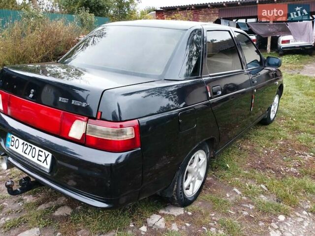 Чорний ВАЗ 2110, об'ємом двигуна 1.6 л та пробігом 208 тис. км за 1999 $, фото 12 на Automoto.ua