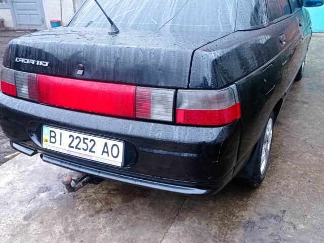 Черный ВАЗ 2110, объемом двигателя 1.5 л и пробегом 110 тыс. км за 1800 $, фото 2 на Automoto.ua