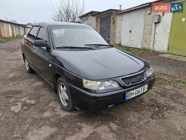 Черный ВАЗ 2110, объемом двигателя 1.6 л и пробегом 149 тыс. км за 2000 $, фото 1 на Automoto.ua