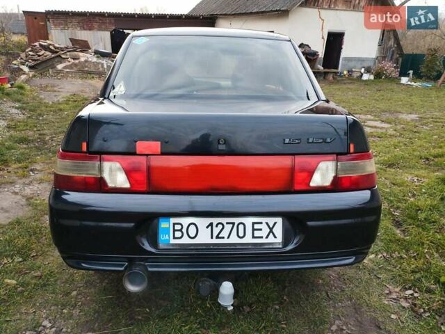 Чорний ВАЗ 2110, об'ємом двигуна 1.6 л та пробігом 209 тис. км за 2150 $, фото 11 на Automoto.ua