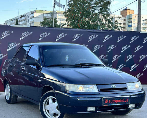 Черный ВАЗ 2110, объемом двигателя 1.6 л и пробегом 212 тыс. км за 2100 $, фото 2 на Automoto.ua