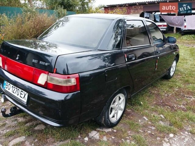 Чорний ВАЗ 2110, об'ємом двигуна 1.6 л та пробігом 208 тис. км за 2150 $, фото 23 на Automoto.ua