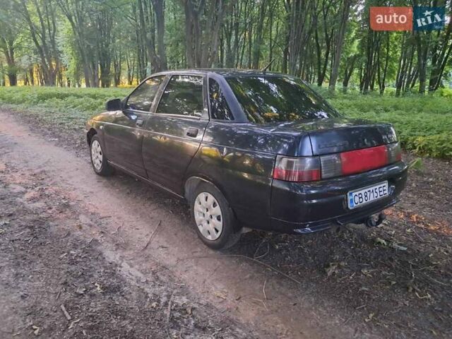 Черный ВАЗ 2110, объемом двигателя 1.6 л и пробегом 200 тыс. км за 1599 $, фото 4 на Automoto.ua