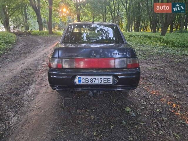 Черный ВАЗ 2110, объемом двигателя 1.6 л и пробегом 200 тыс. км за 1599 $, фото 5 на Automoto.ua