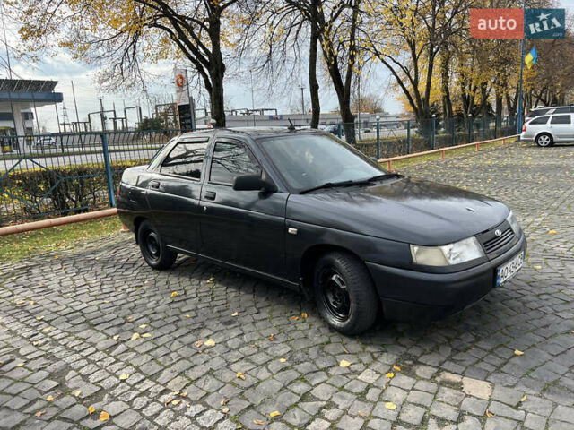 Черный ВАЗ 2110, объемом двигателя 1.6 л и пробегом 60 тыс. км за 1550 $, фото 2 на Automoto.ua